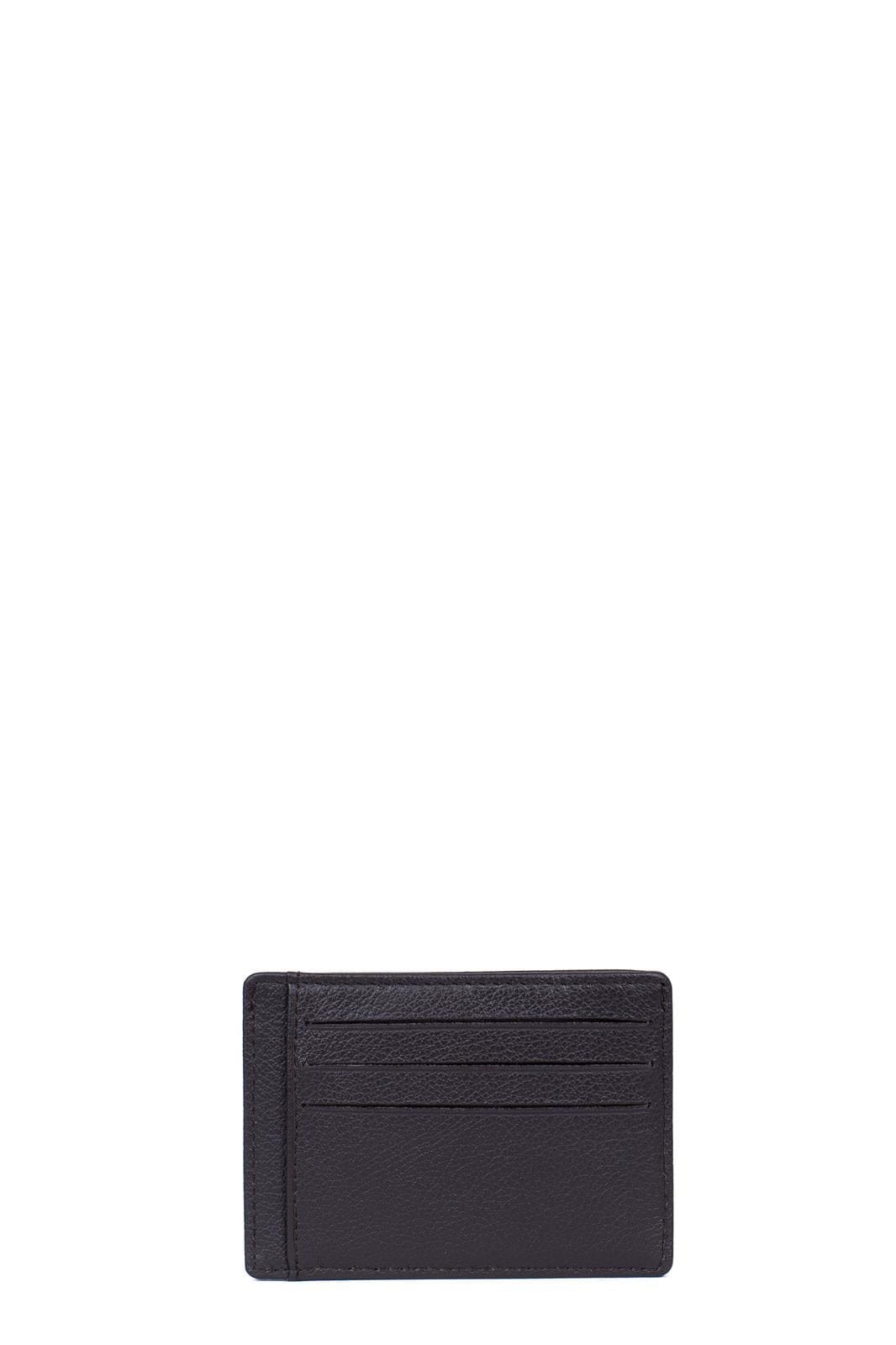 Hexagona Wallets ONE Hexagona Brown Leather Card Holder