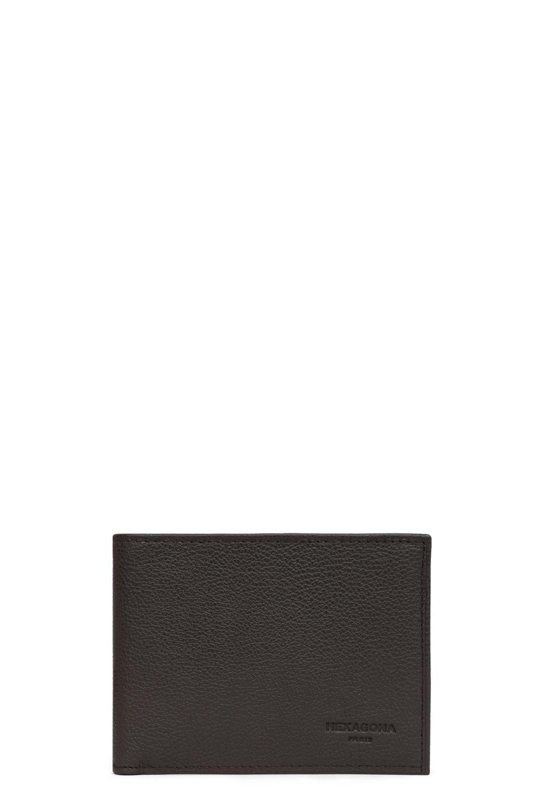 Hexagona Wallets ONE Hexagona Brown Leather Wallet