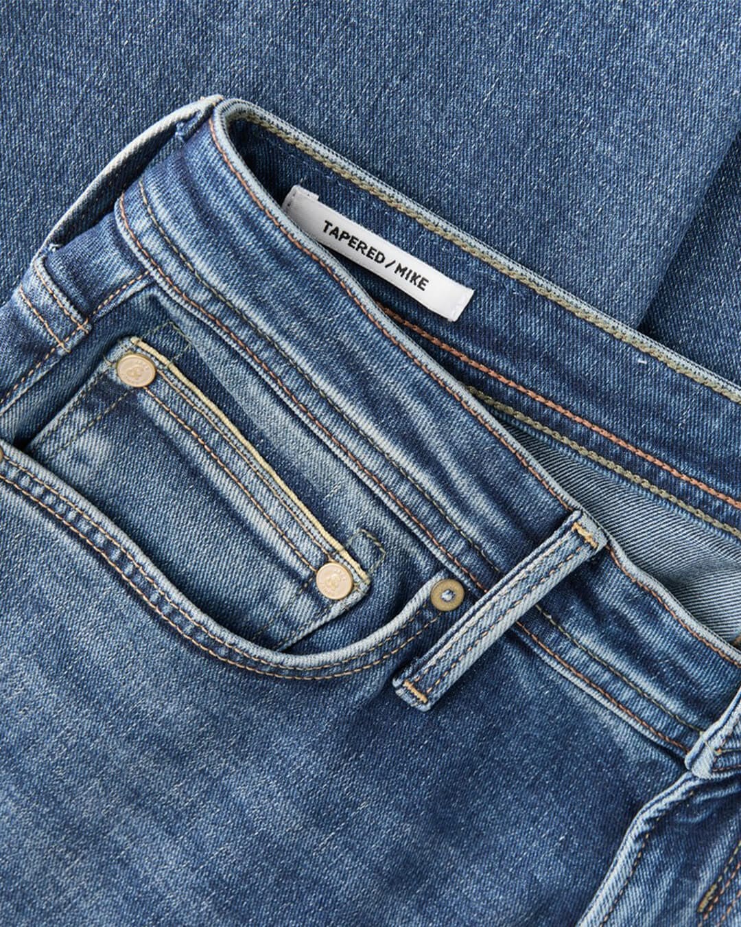 Jack & Jones Jeans Jack & Jones Blue Mike Paolo Tapered Jeans