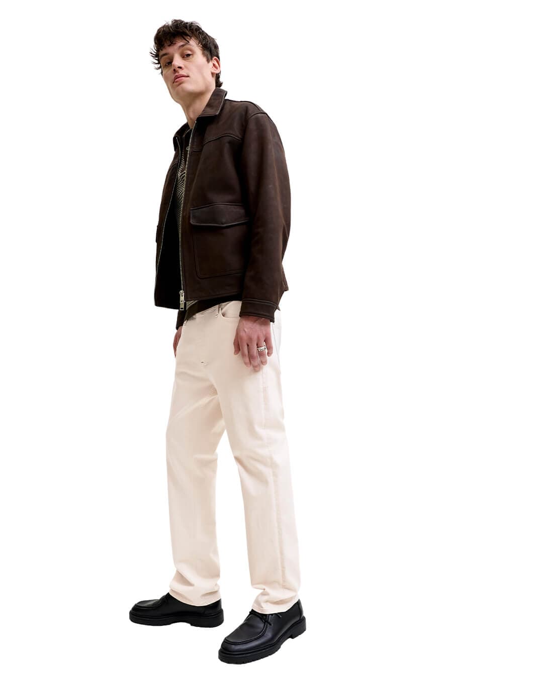 Jack & Jones Jeans Jack & Jones Jjiclark Jjevan Ns 686 Sn Cloud Dancer