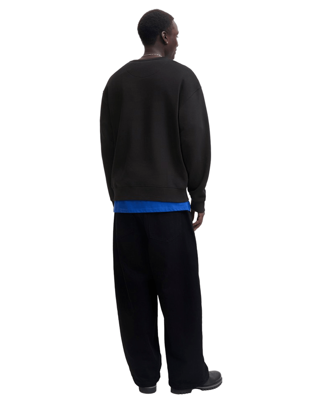 Jack & Jones Jumpers Jack & Jones Black Ace Crew Neck Sweatshirt
