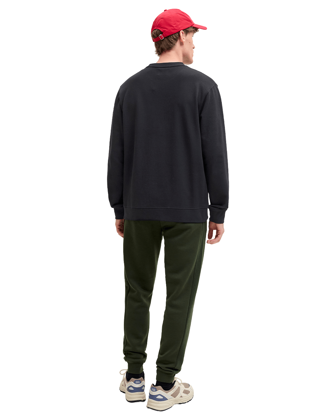 Jack & Jones Jumpers Jack & Jones Black Archive Graphic Crew Neck Sweatshirt