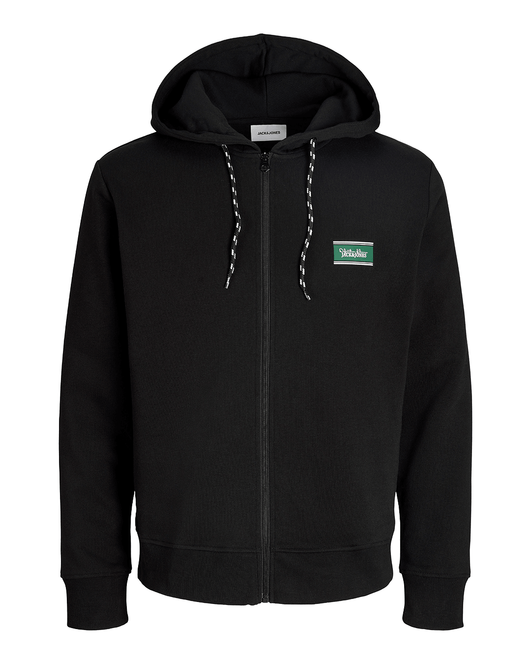 Jack & Jones Jumpers Jack & Jones Black Buster Zip Hoodie