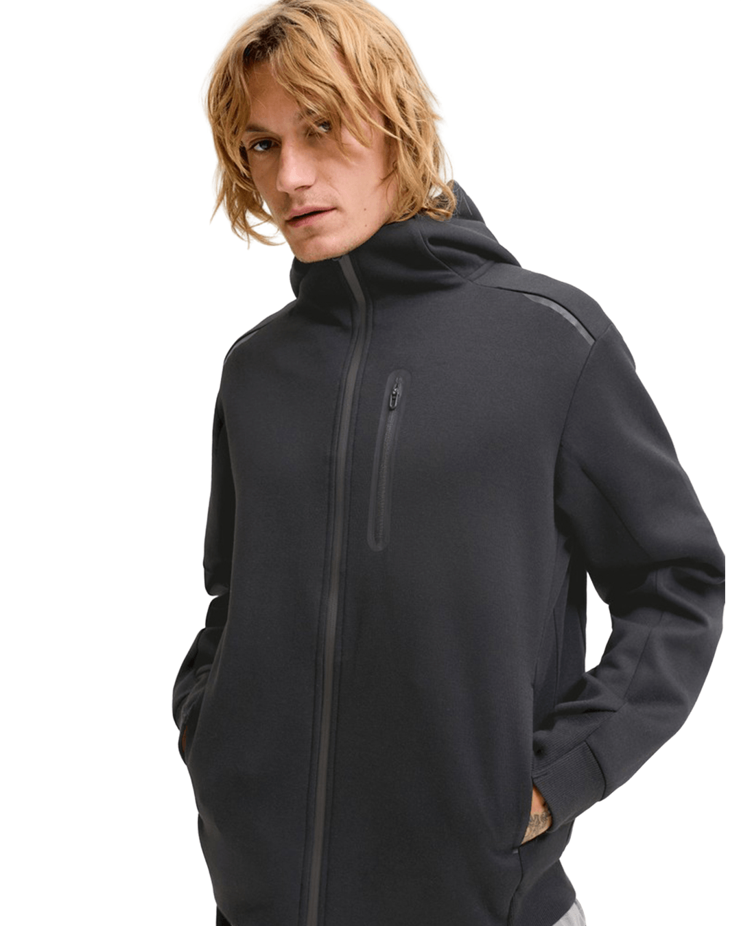 Jack & Jones Jumpers Jack & Jones Black Fusion Full-Zip Hoodie