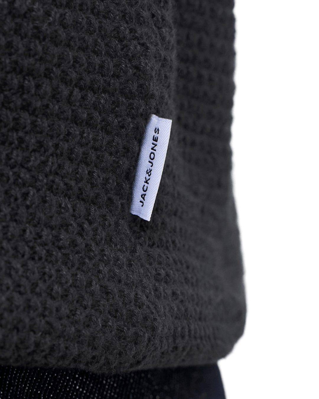 Jack & Jones Jumpers Jack & Jones Black Ryder Knit Crew Neck Jumper