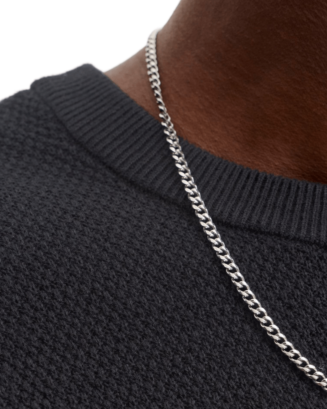 Jack & Jones Jumpers Jack & Jones Black Ryder Knit Crew Neck Jumper