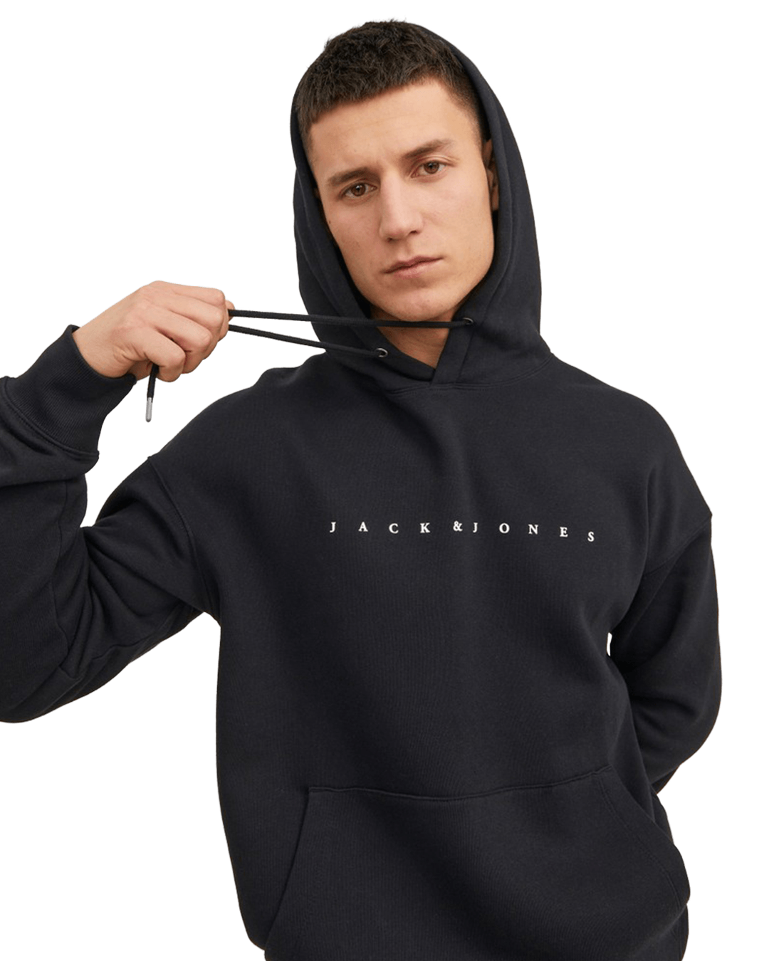 Jack & Jones Jumpers Jack & Jones Black Star Hoodie