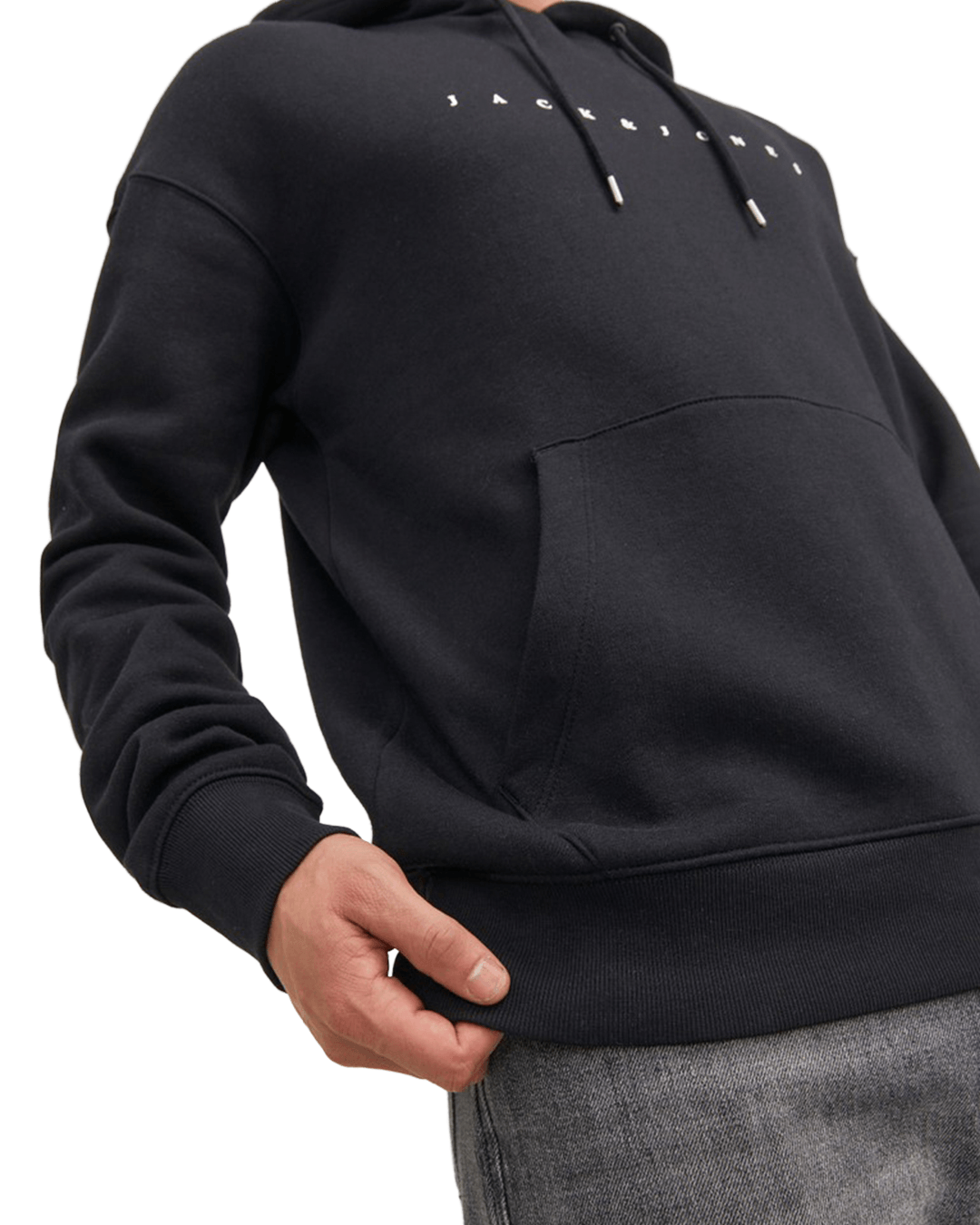 Jack & Jones Jumpers Jack & Jones Black Star Hoodie