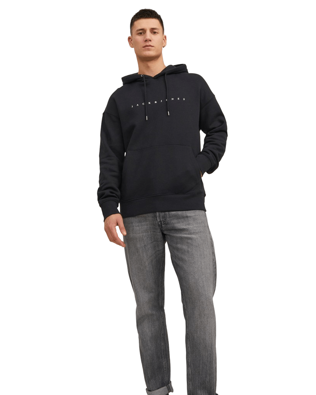 Jack & Jones Jumpers Jack & Jones Black Star Hoodie