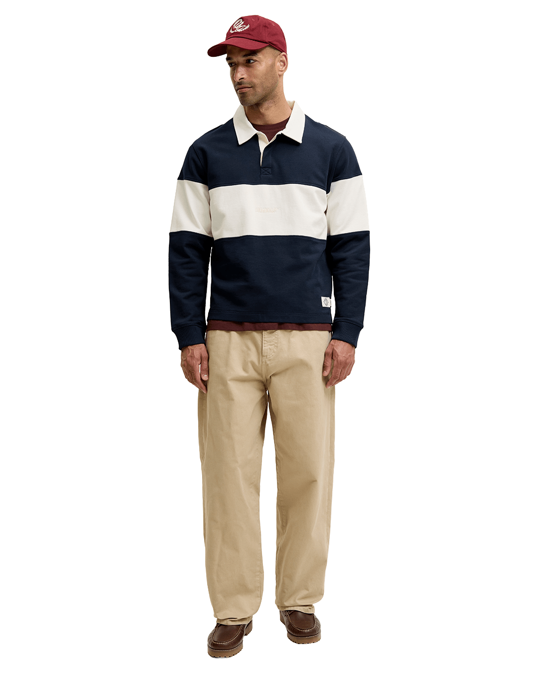 Jack & Jones Jumpers Jack & Jones Blue Frederiksberg Colour Block Sweatshirt