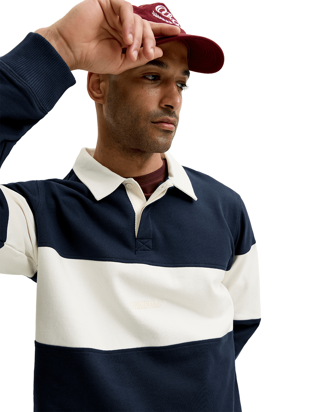 Jack & Jones Jumpers Jack & Jones Blue Frederiksberg Colour Block Sweatshirt