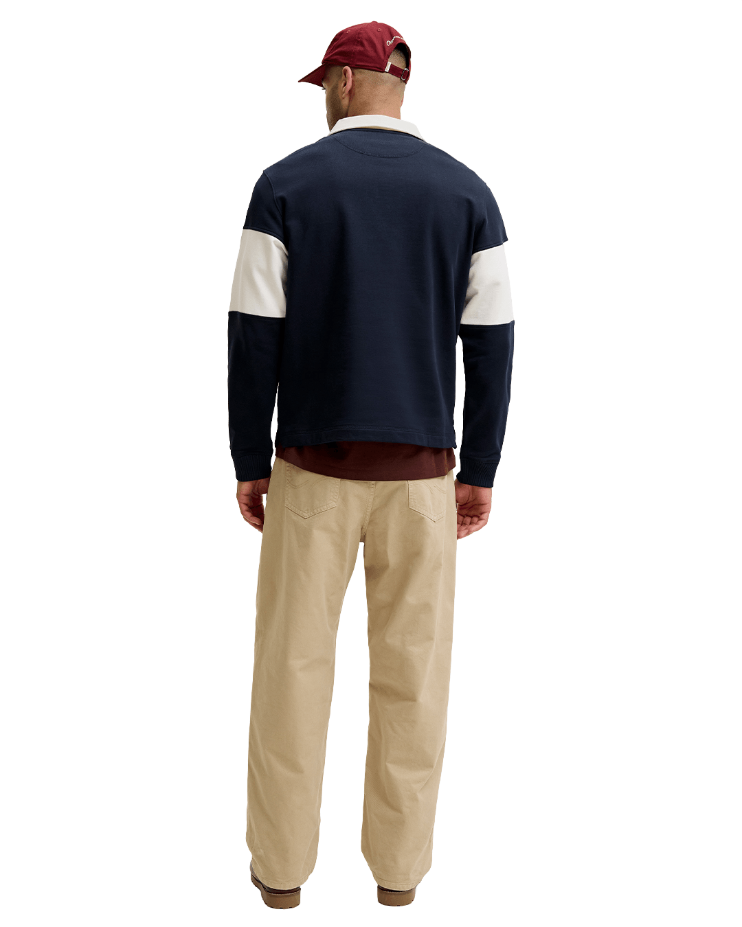 Jack & Jones Jumpers Jack & Jones Blue Frederiksberg Colour Block Sweatshirt