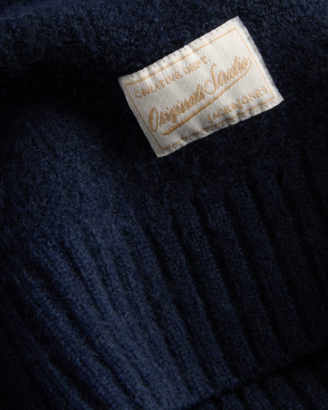 Jack & Jones Jumpers Jack & Jones Blue Montreal Ollie Zip Knit Cardigan