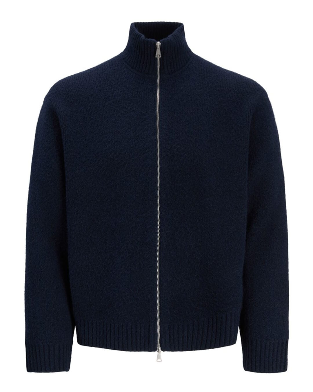 Jack & Jones Jumpers Jack & Jones Blue Montreal Ollie Zip Knit Cardigan