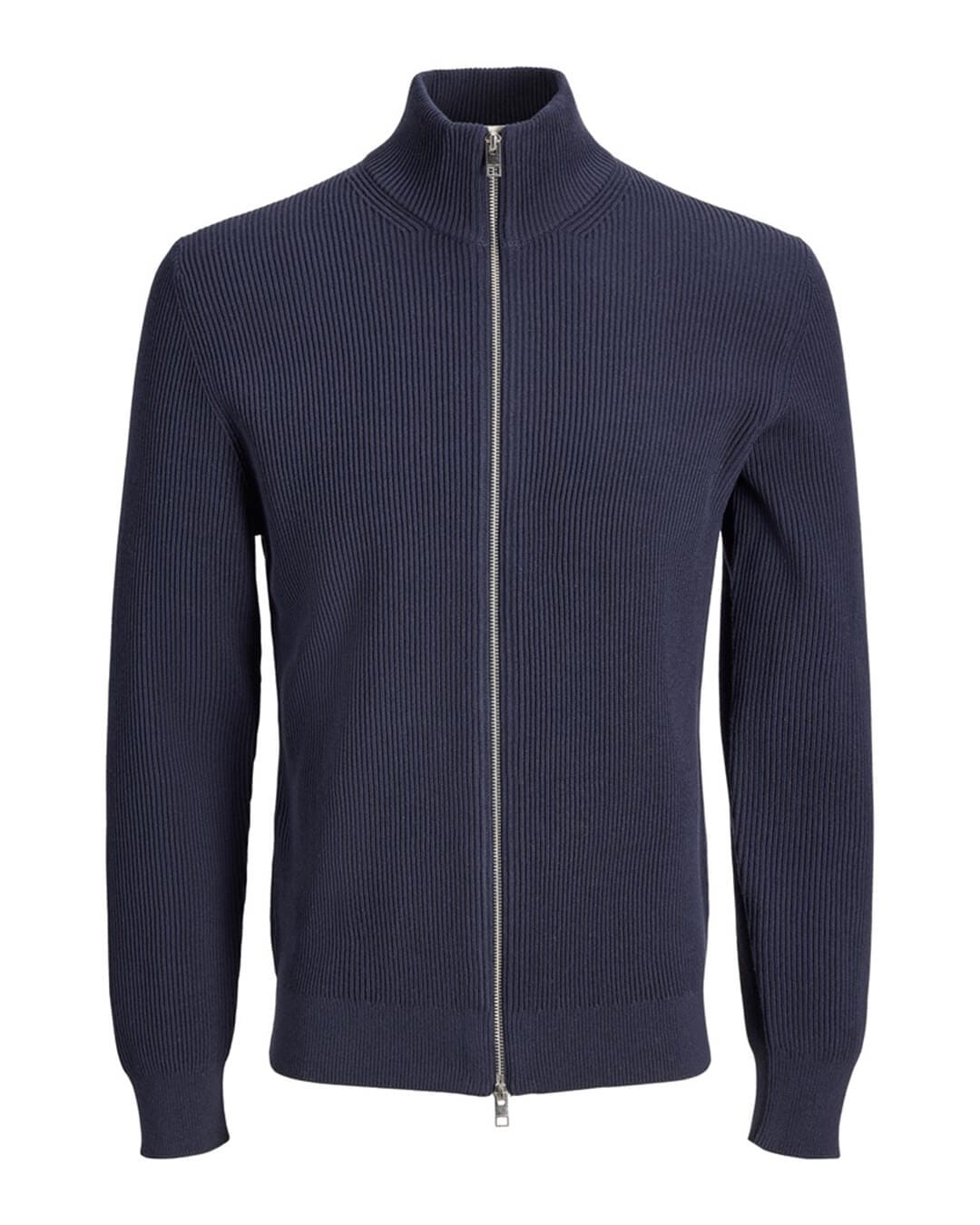 Jack & Jones Jumpers Jack & Jones Blue Perfect Rib Knit Full-Zip Cardigan