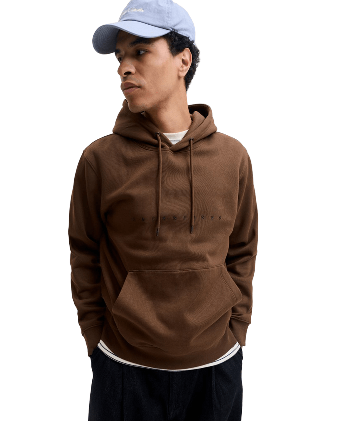 Jack & Jones Jumpers Jack & Jones Brown Star Hoodie