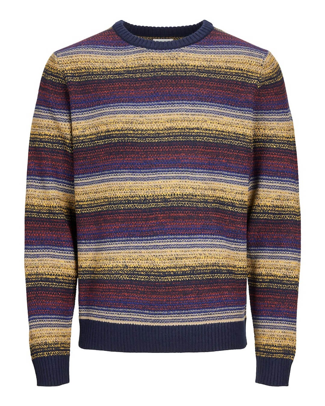 Jack & Jones Jumpers Jack & Jones Gradient Orange Crew Neck Jumper