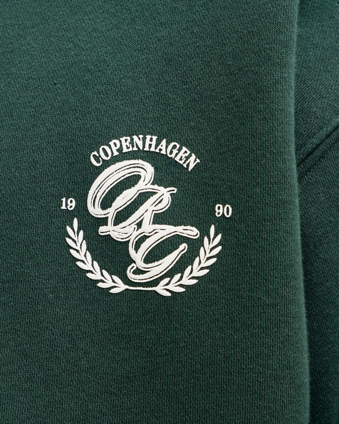 Jack & Jones Jumpers Jack & Jones Green Frederiksberg Back Print Hoodie