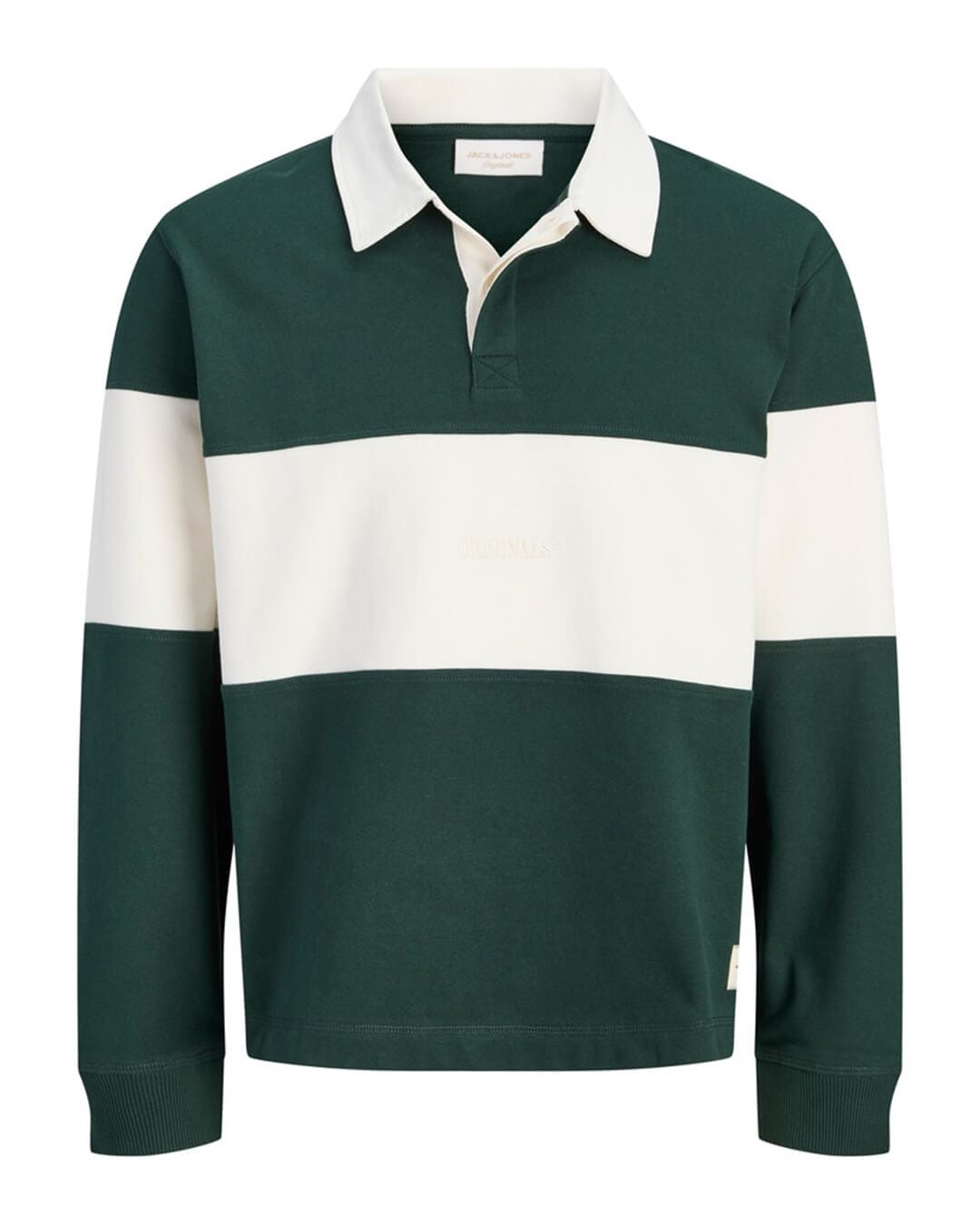 Jack & Jones Jumpers Jack & Jones Green Frederiksberg Colour Block Sweatshirt