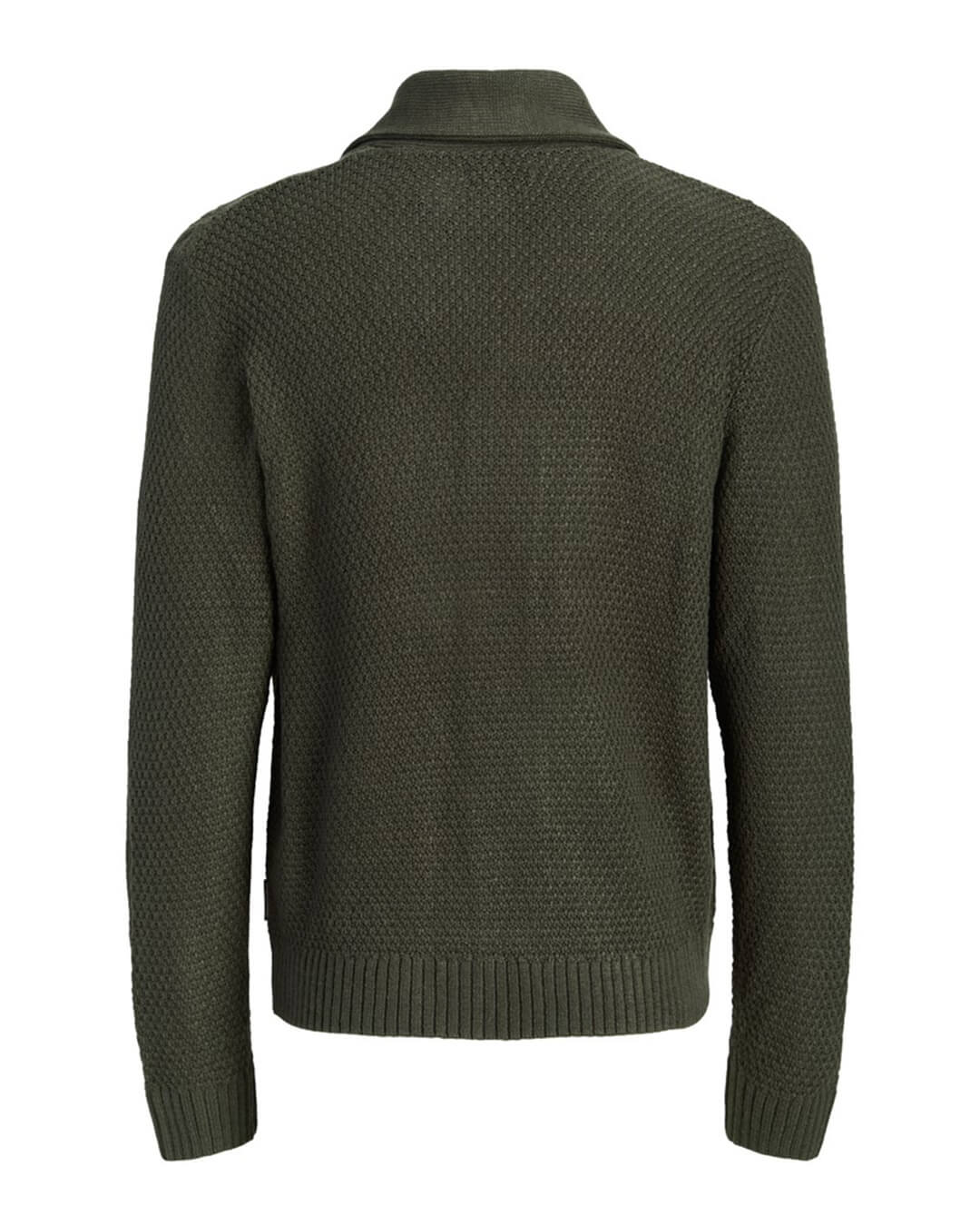 Jack & Jones Jumpers Jack & Jones Green James Shawl Collar Cardigan