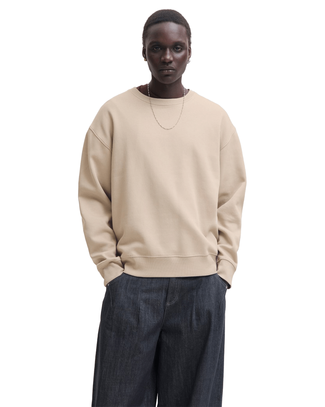 Jack & Jones Jumpers Jack & Jones Grey Ace Crew Neck Sweatshirt