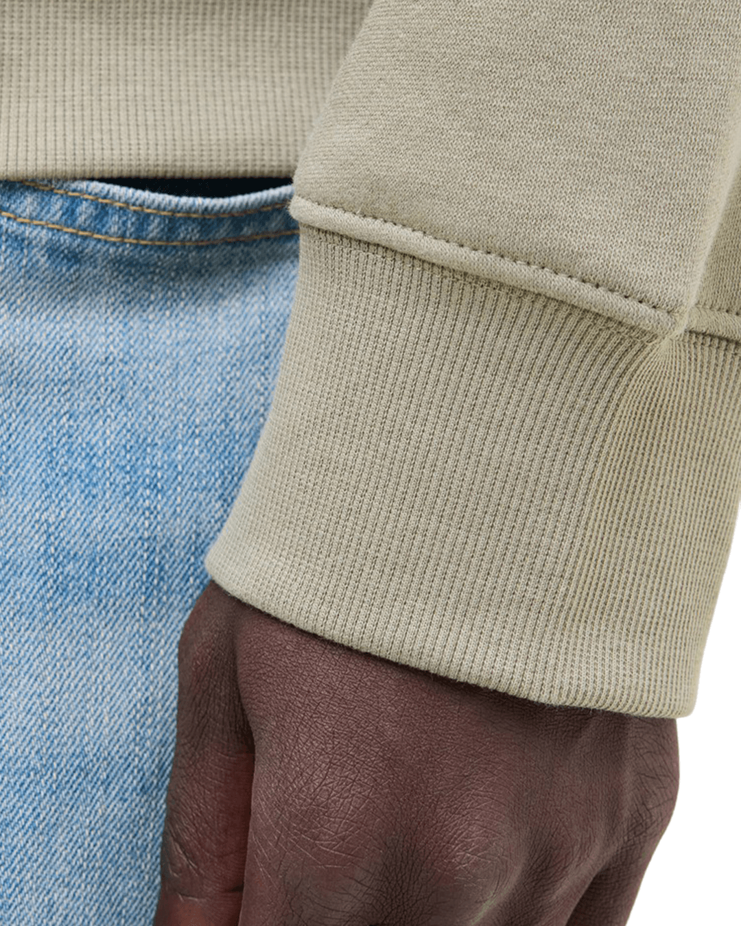 Jack & Jones Jumpers Jack & Jones Grey Ace Crew Neck Sweatshirt