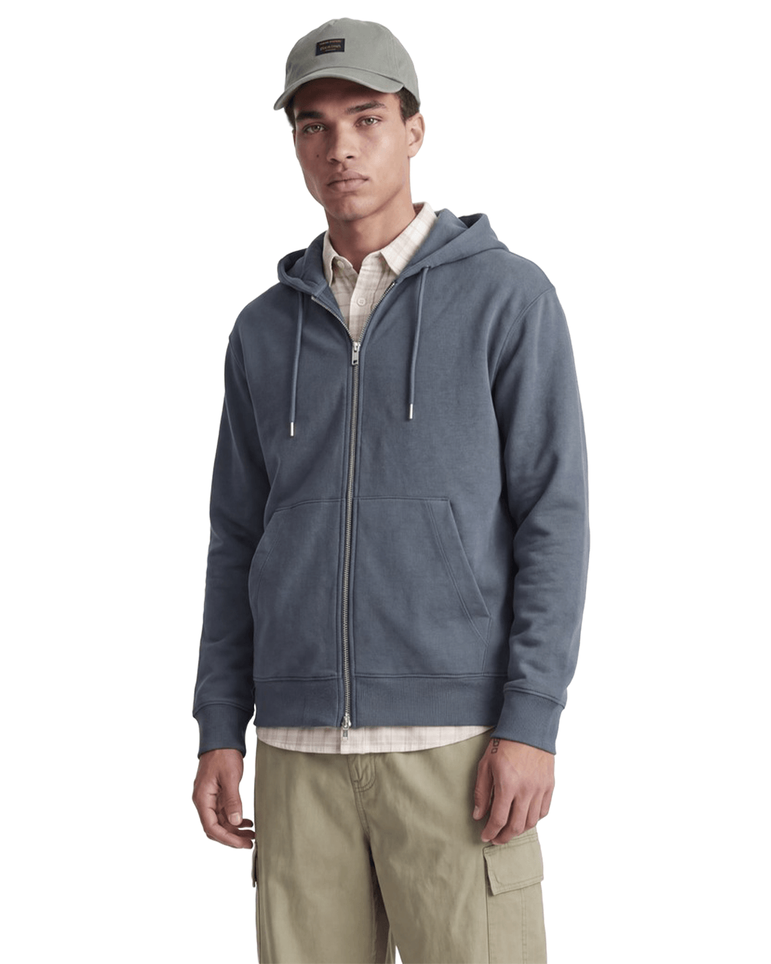 Jack & Jones Jumpers Jack & Jones Grey Ace Zip Hoodie