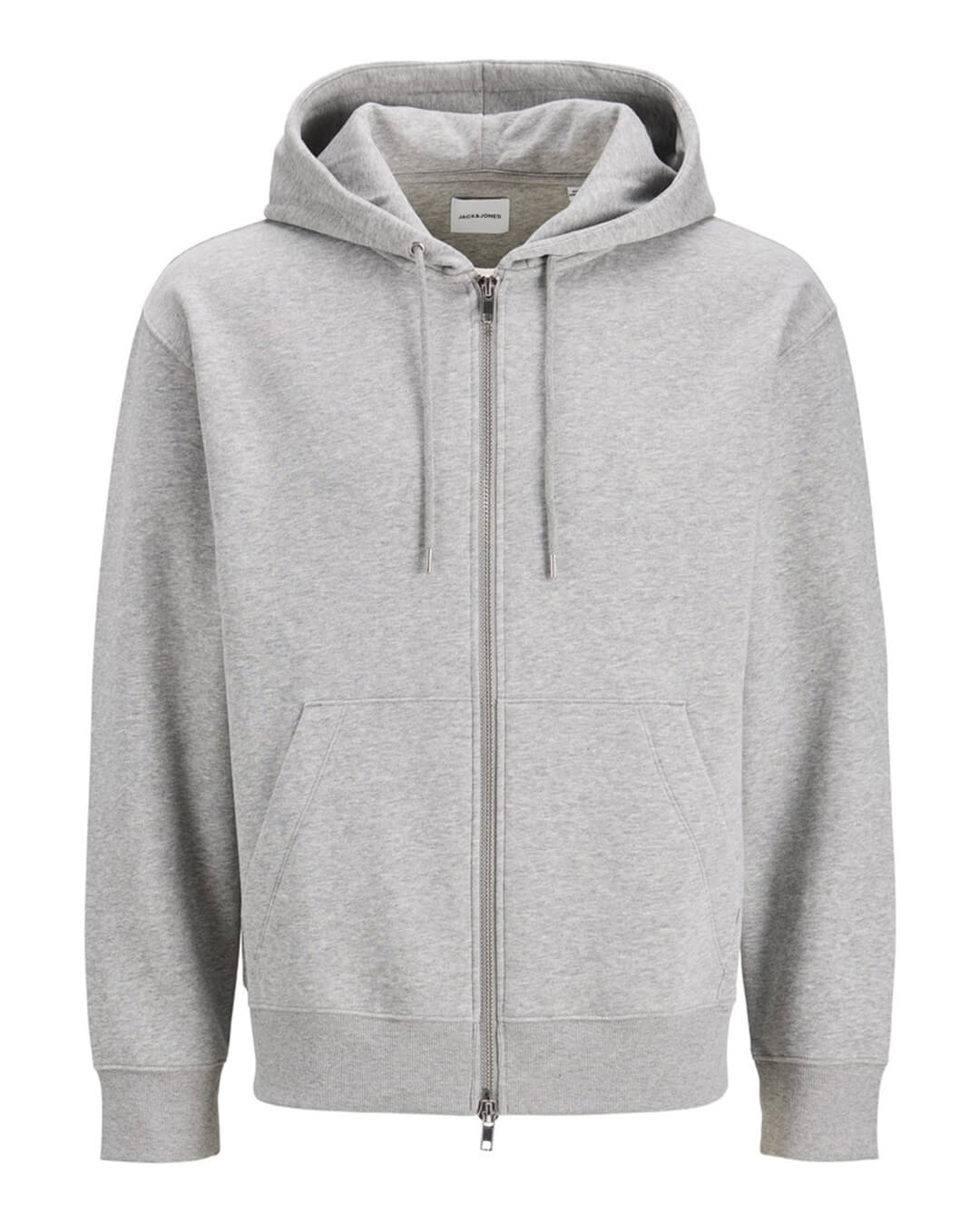 Jack & Jones Jumpers Jack & Jones Grey Ace Zip Hoodie