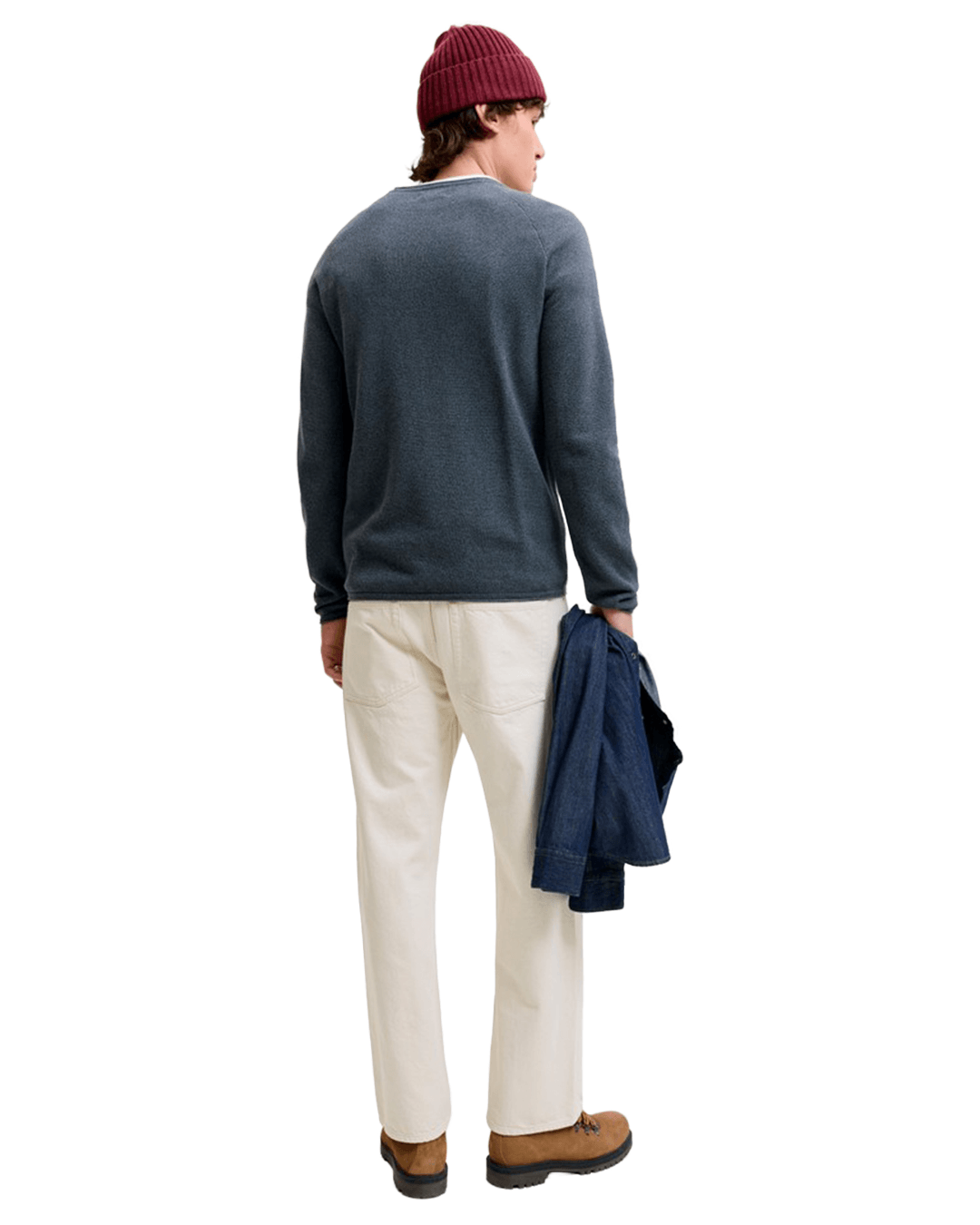 Jack & Jones Jumpers Jack & Jones Grey Hill Knit Crew Neck Jumper