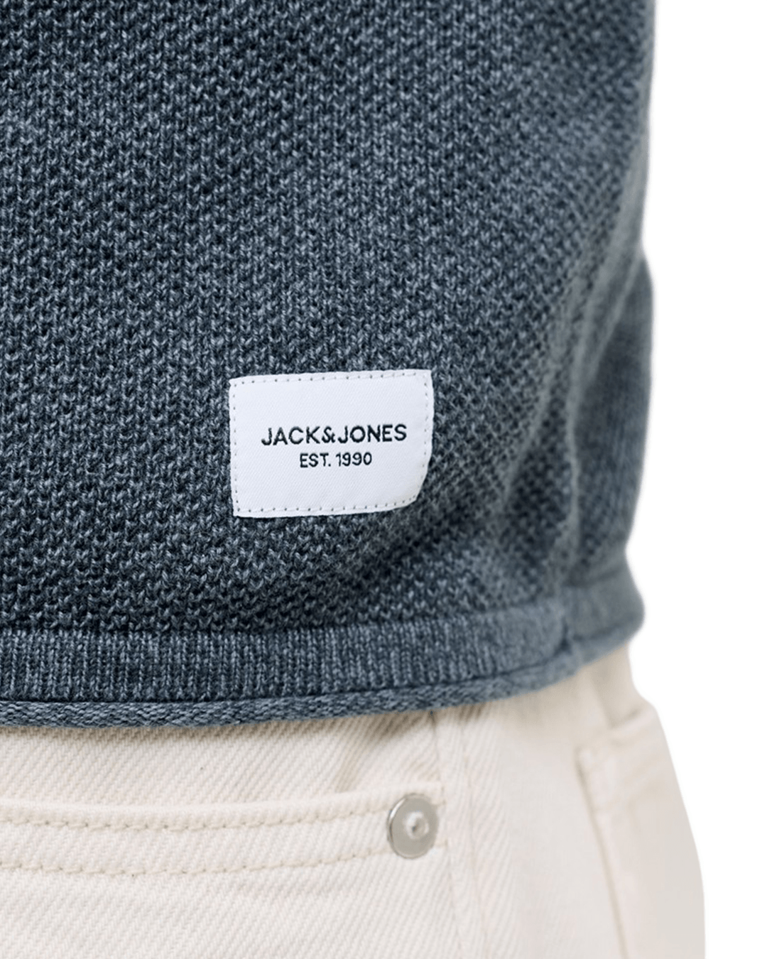 Jack & Jones Jumpers Jack & Jones Grey Hill Knit Crew Neck Jumper