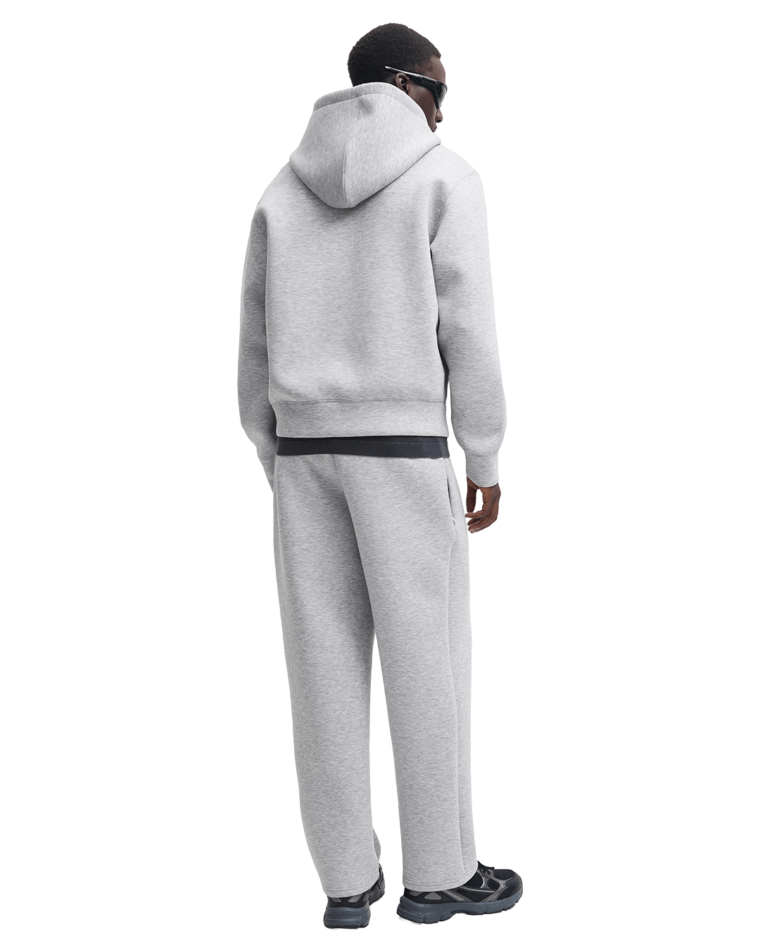 Jack & Jones Jumpers Jack & Jones Grey Legacy Scuba Zip Hoodie