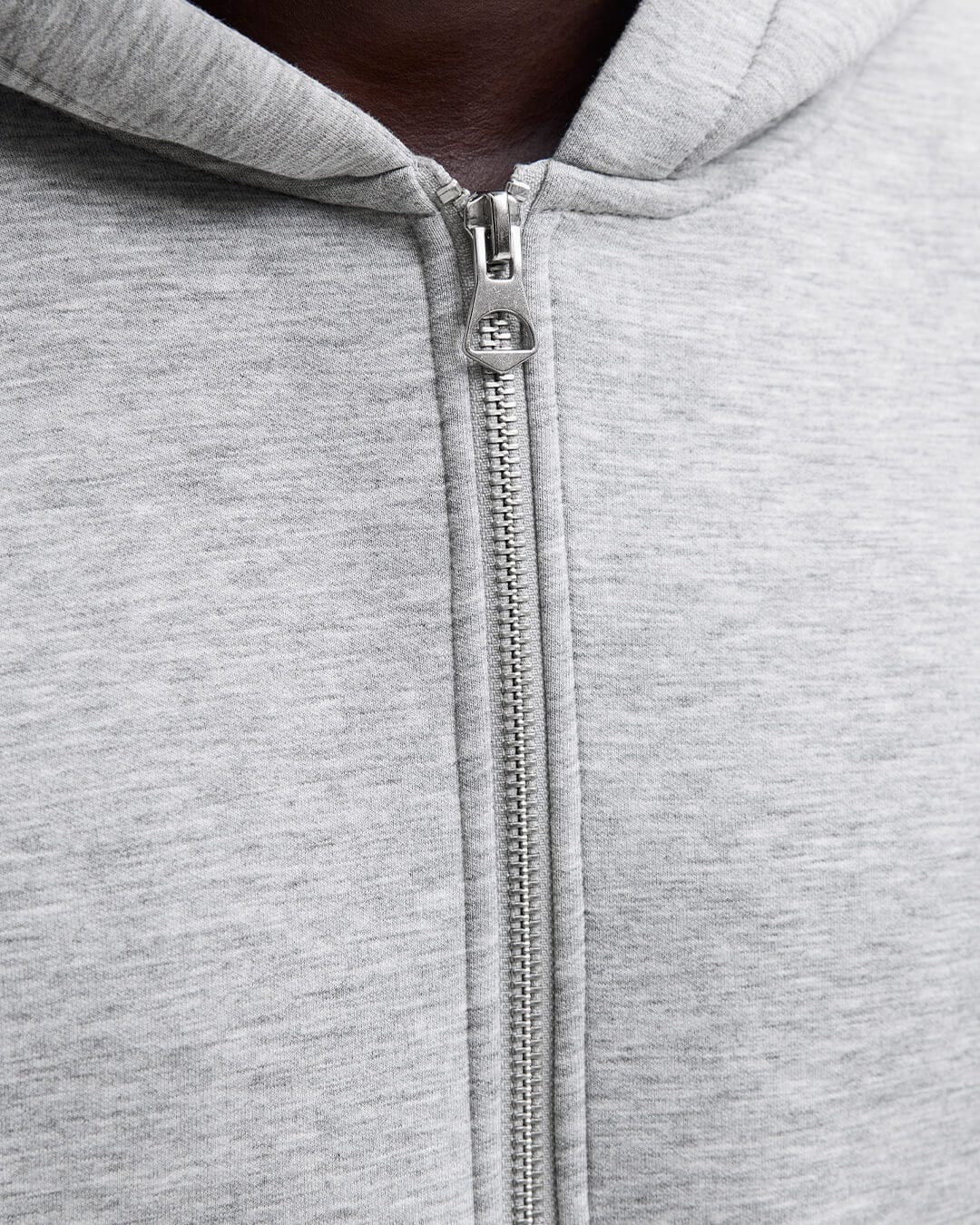 Jack & Jones Jumpers Jack & Jones Grey Legacy Scuba Zip Hoodie