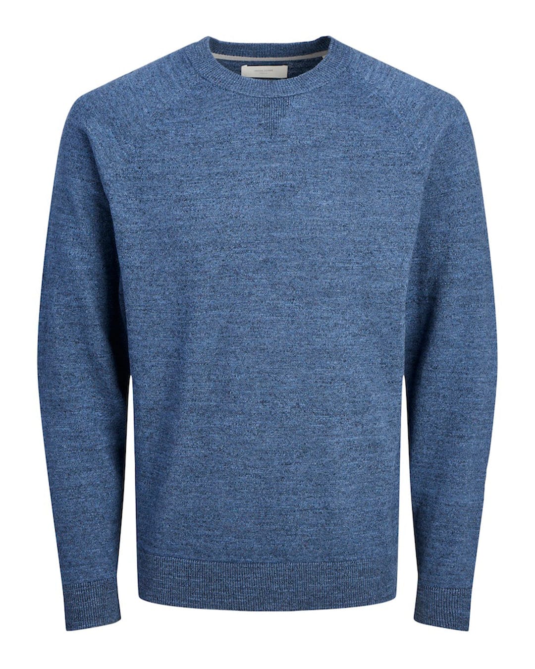 Jack &amp; Jones Jumpers Jack &amp; Jones Miles Blue Crew Neck Jumper