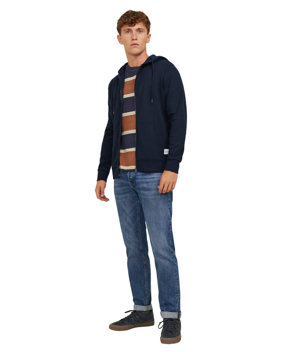 Jack&Jones Jumpers XS Jack&Jones Navy Sweat Zip