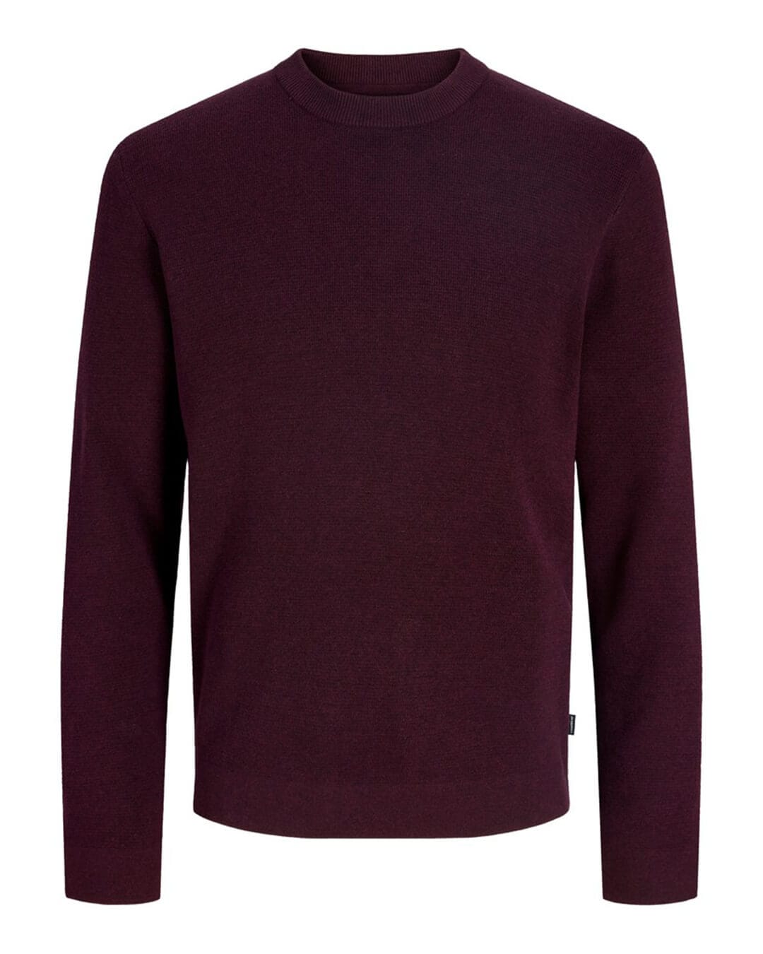 Jack & Jones Jumpers Jack & Jones Purple Milano Stitch Crew Neck Jumper