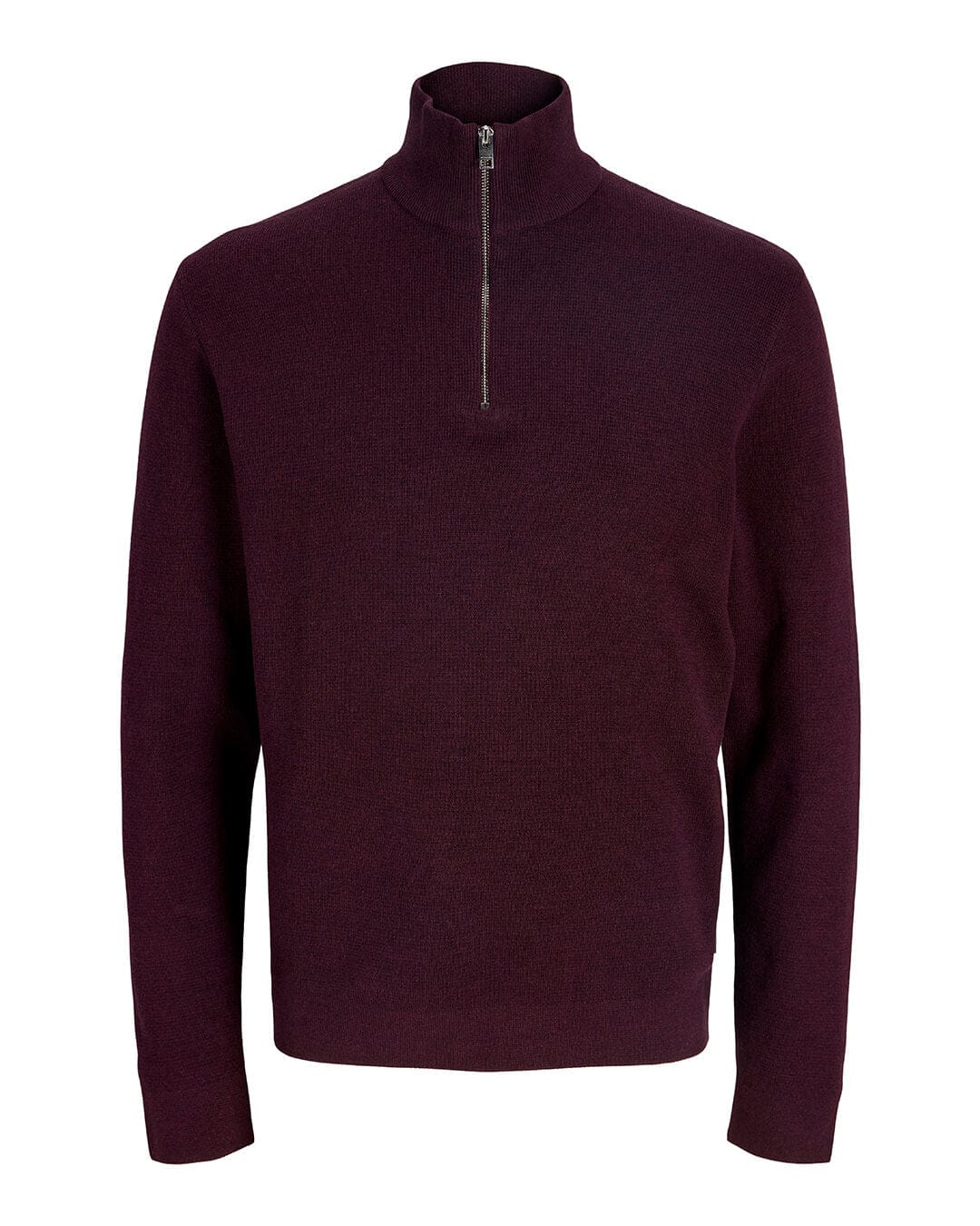 Jack & Jones Jumpers Jack & Jones Purple Milano Stitch Half-Zip Jumper