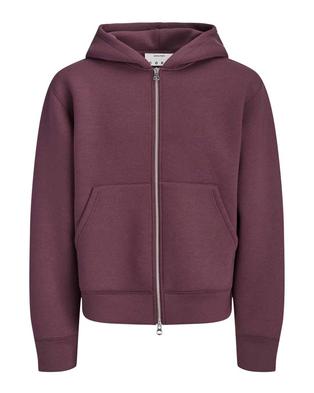 Jack & Jones Jumpers Jack & Jones Red Legacy Scuba Zip Hoodie