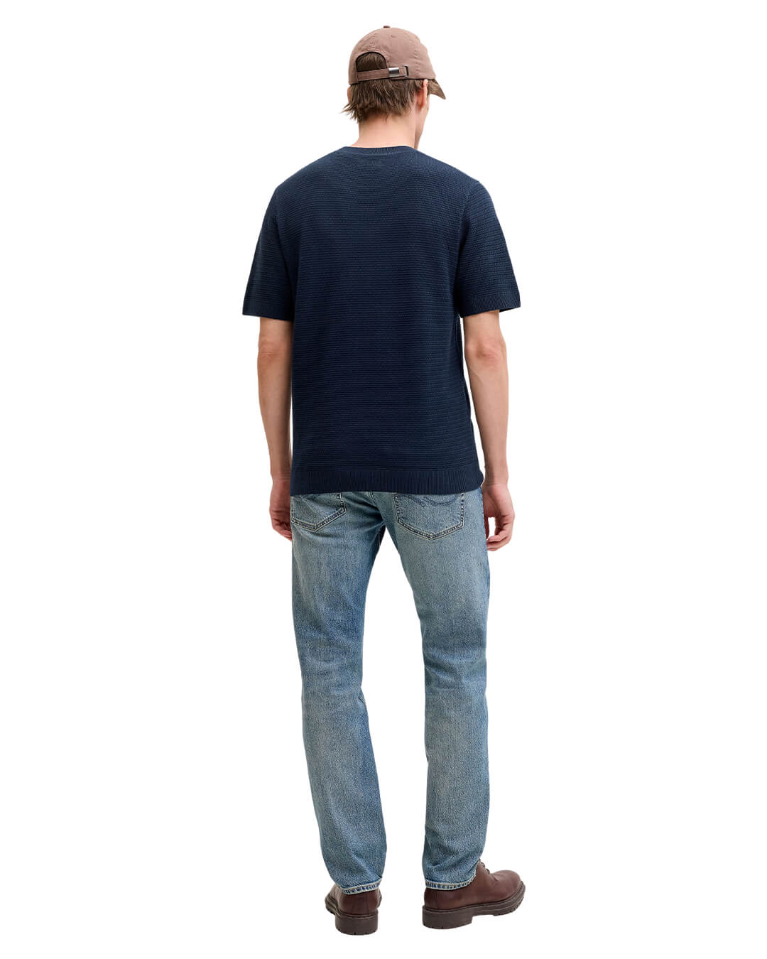 Jack & Jones Jumpers Jack & Jones Sky  Jprbluriley Knit Crew Neck T-shirt