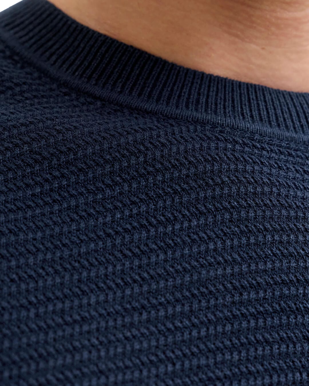 Jack & Jones Jumpers Jack & Jones Sky  Jprbluriley Knit Crew Neck T-shirt