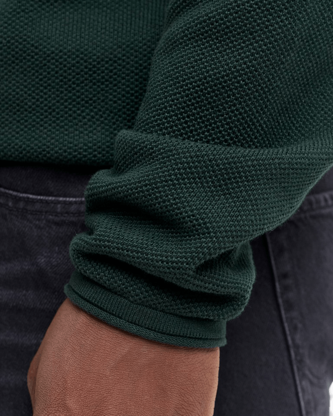 Jack & Jones Jumpers Jack & Jones Turquoise Hill Knit Crew Neck Jumper
