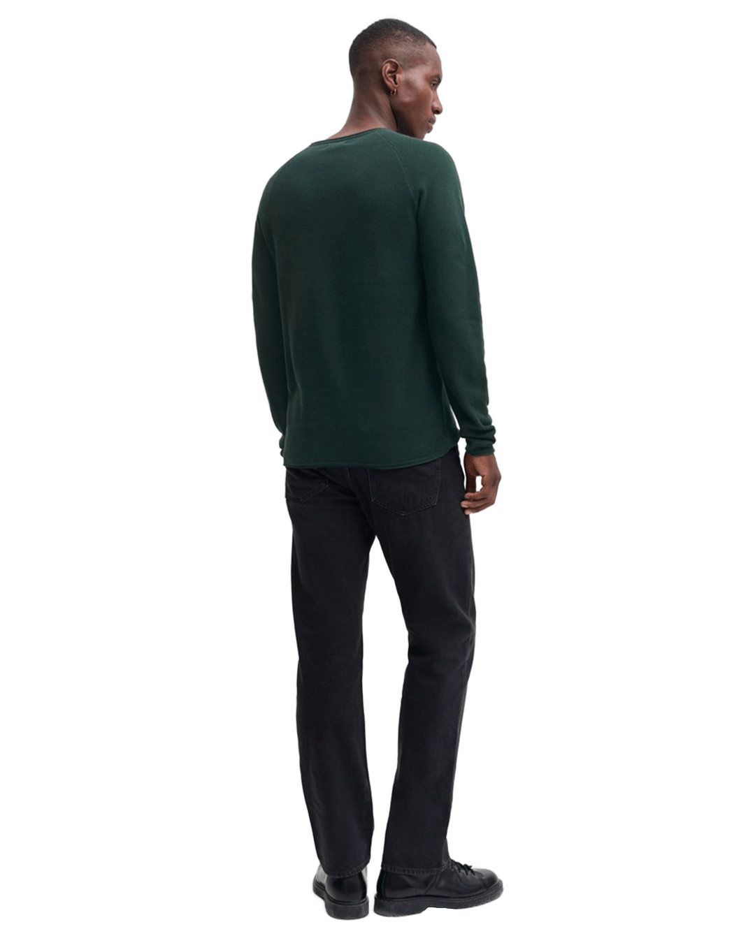 Jack & Jones Jumpers Jack & Jones Turquoise Hill Knit Crew Neck Jumper