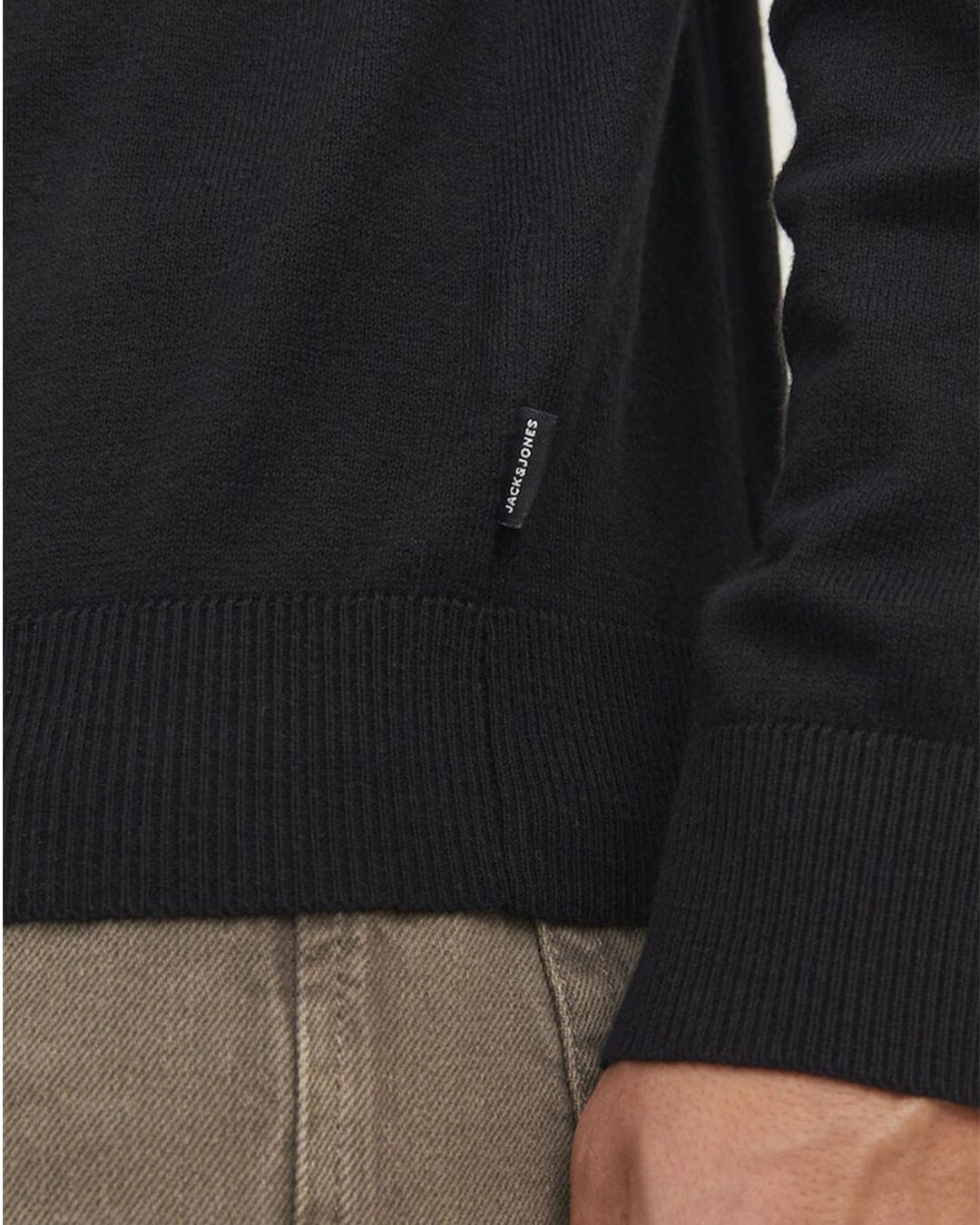 Jack & Jones Jumpers JJEEMIL KNIT ROLL NECK NOOS BLACK