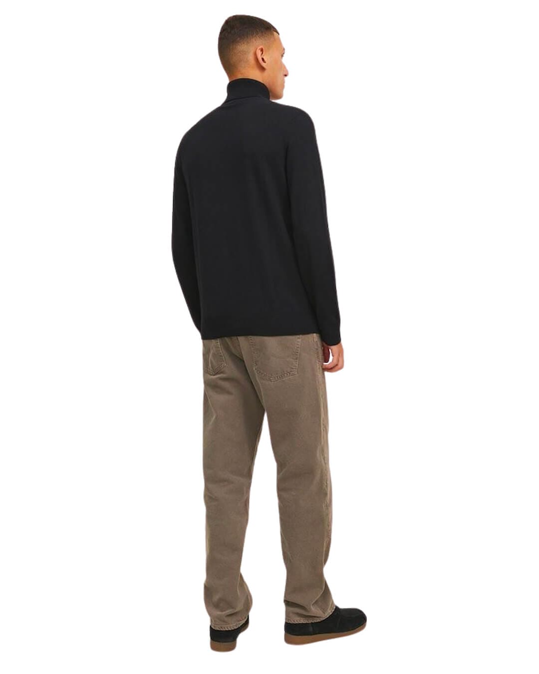 Jack & Jones Jumpers JJEEMIL KNIT ROLL NECK NOOS BLACK
