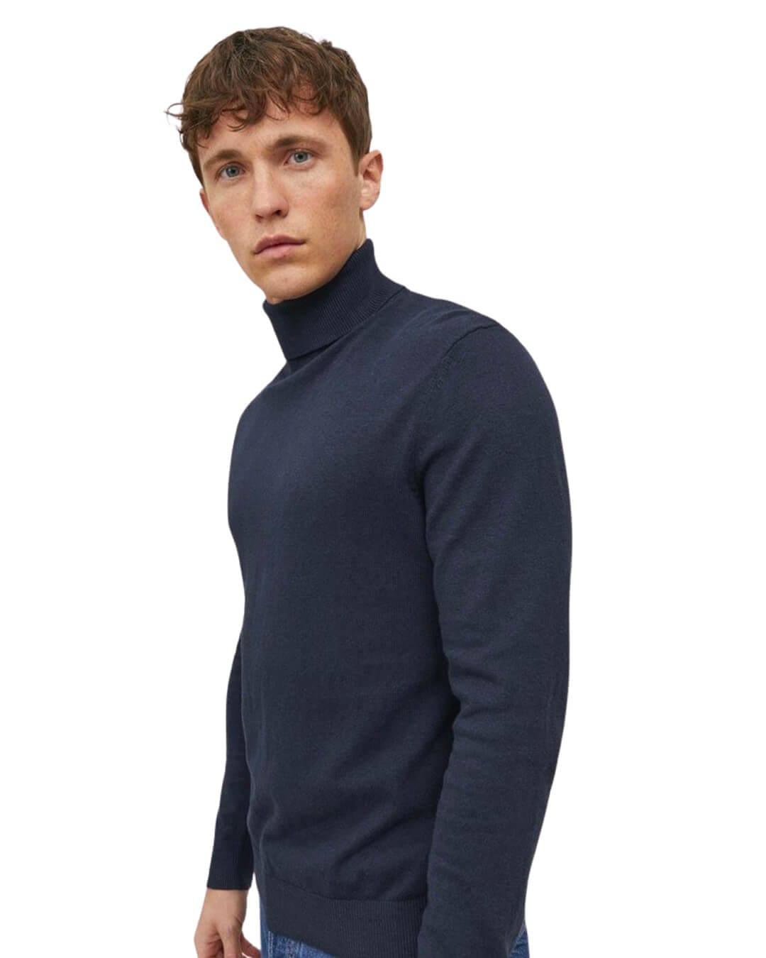 Jack & Jones Jumpers JJEEMIL KNIT ROLL NECK NOOS NAVY BLAZER