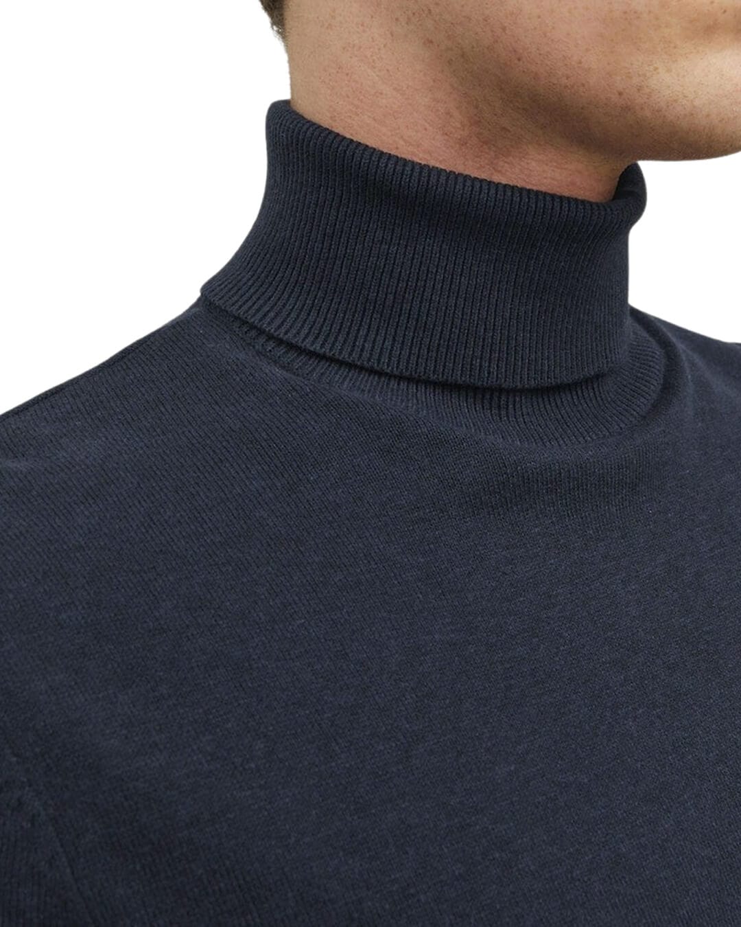Jack & Jones Jumpers JJEEMIL KNIT ROLL NECK NOOS NAVY BLAZER