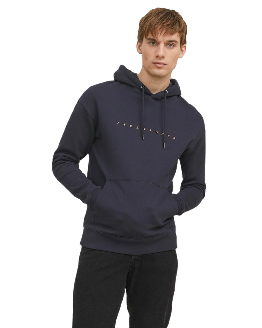 Jack & Jones Jumpers JJESTAR JJ SWEAT HOOD NOOS DARK NAVY