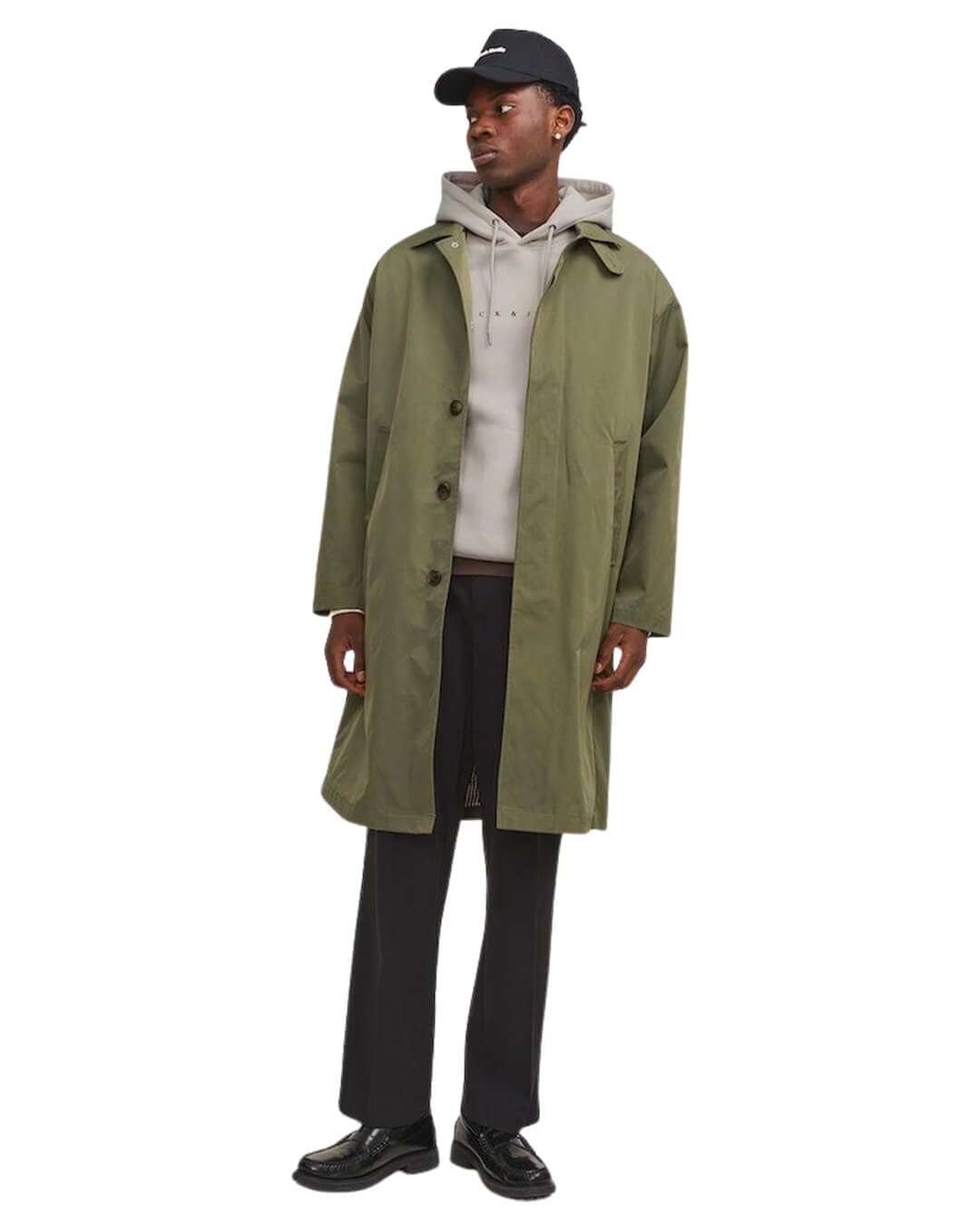 Jack & Jones Jumpers JJESTAR JJ SWEAT HOOD NOOS MOONBEAM