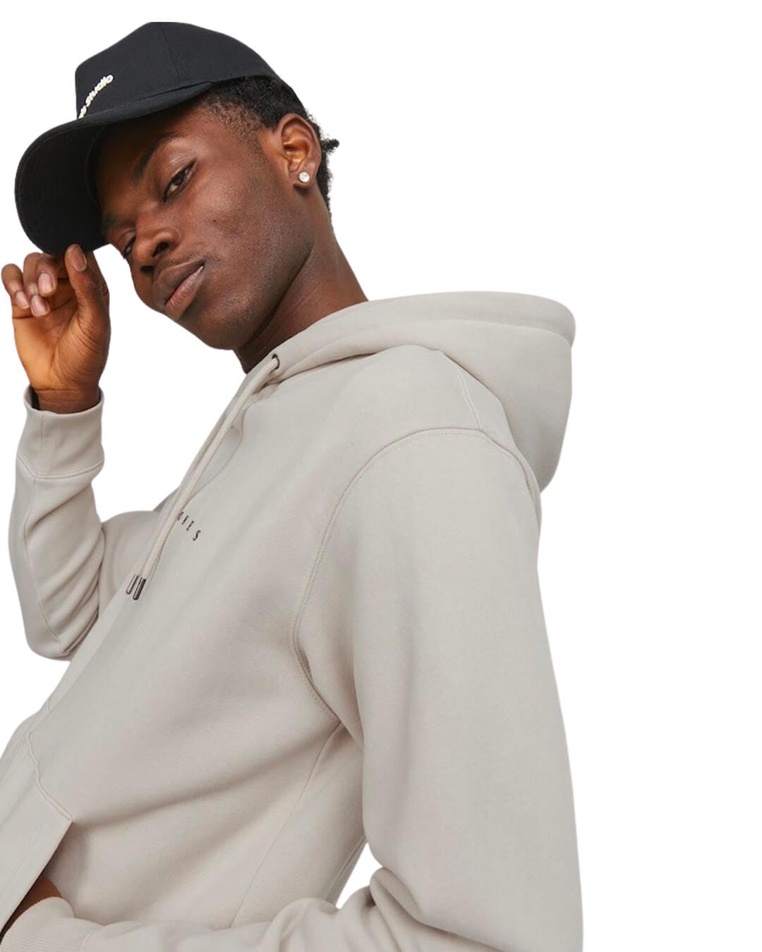 Jack & Jones Jumpers JJESTAR JJ SWEAT HOOD NOOS MOONBEAM