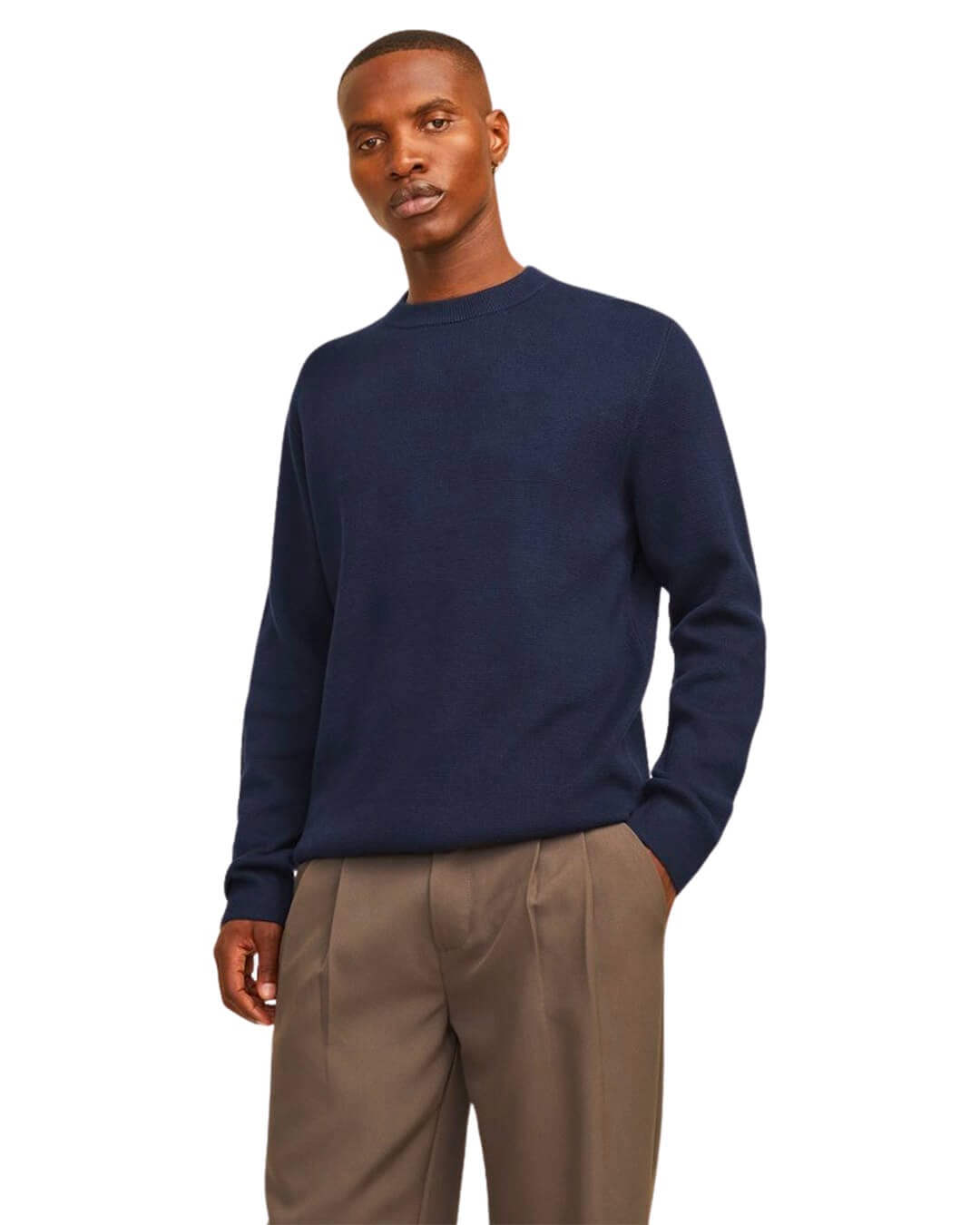 Jack & Jones Jumpers JPRBLAMERINO KNIT CREW NECK LN NIGHT SKY