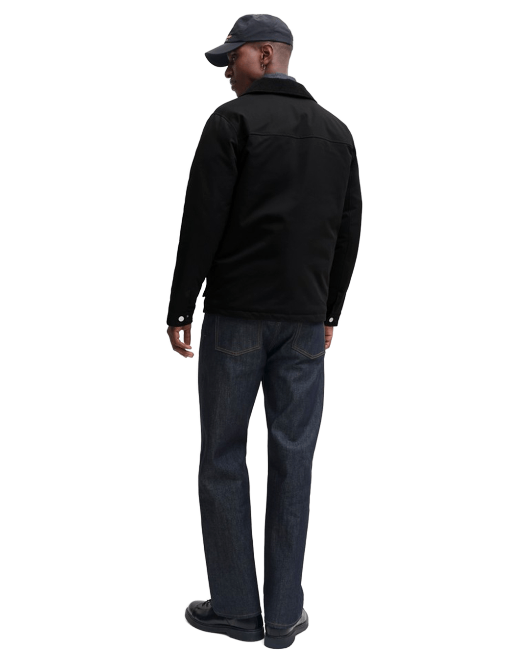 Jack & Jones Outerwear Jack & Jones Black Norrebro Padded Barn Jacket